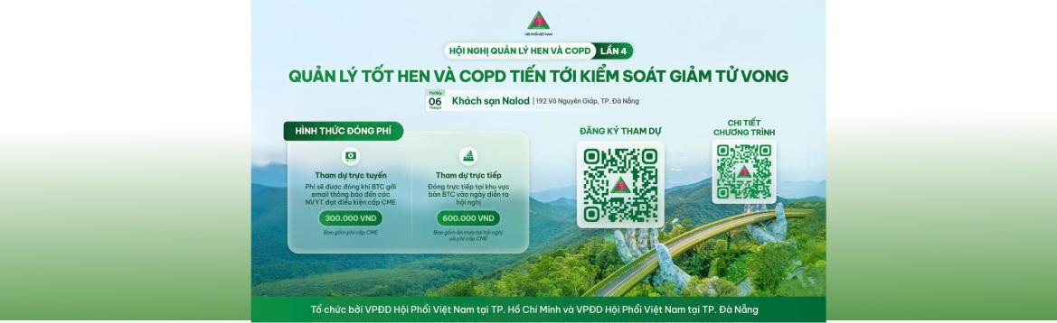 Hội nghị khoa học và CME  - Bệnh phổi tắc nghẽn lần 4 - ngày 06/06/2026
